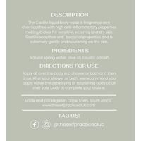 The Self Practice Club Liquid Castile soap 200ml